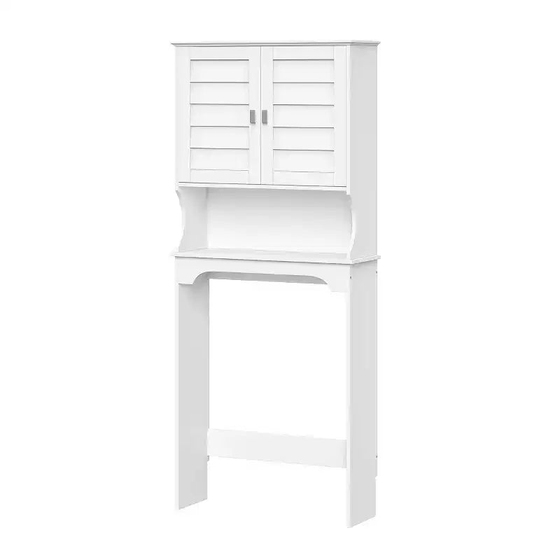 Brookfield Mueble de baño auxiliar de almacenamiento sobre el inodoro, color blanco