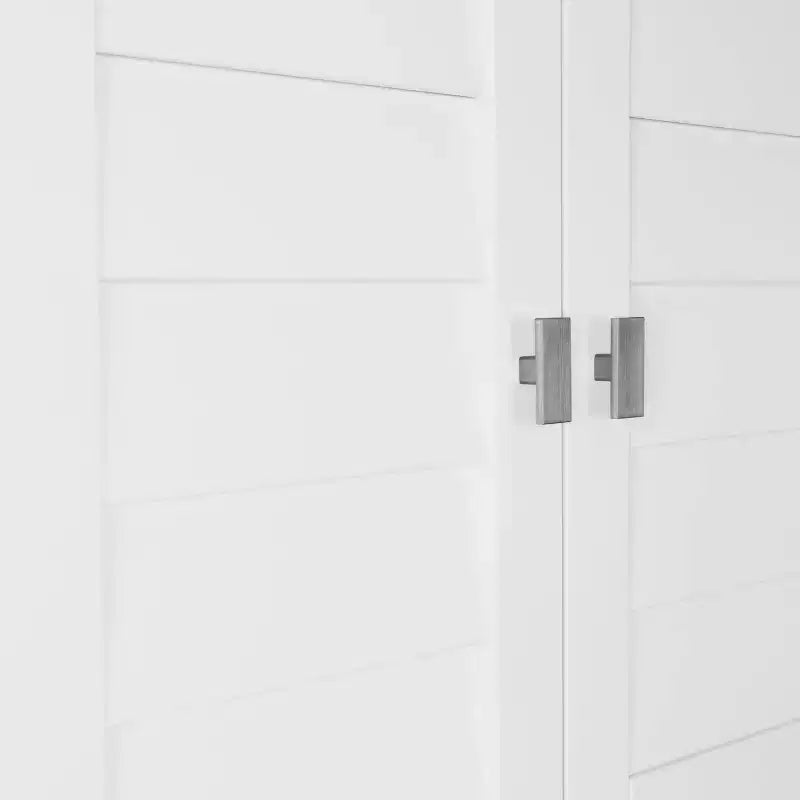 Brookfield Mueble de baño auxiliar de almacenamiento sobre el inodoro, color blanco