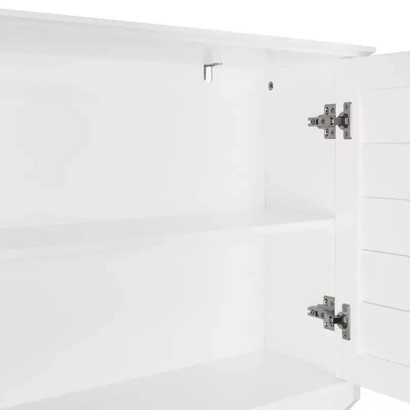 Brookfield Mueble de baño auxiliar de almacenamiento sobre el inodoro, color blanco