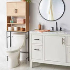Estantería de baño de materiales mixtos