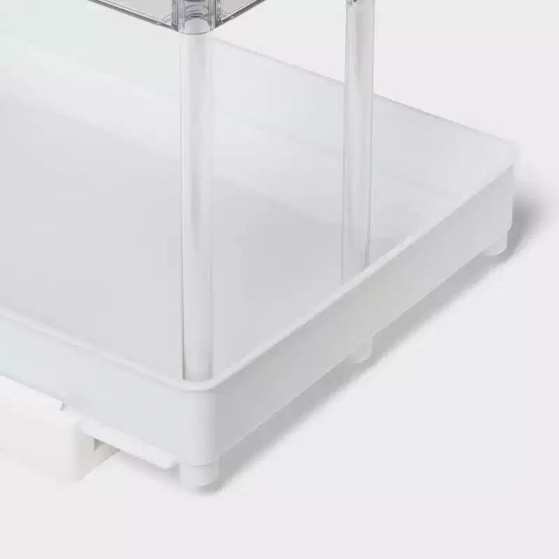Bandeja Deslizante Larga con Contenedor Transparente
