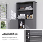 74.8'' H Almacenamiento independiente sobre el inodoro Estanterías sobre el inodoro