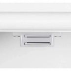 Mueble de almacenamiento para baño sobre inodoro de doble puerta, organizador blanco para inodoro con estante interior ajustable y estante de almacenamiento abierto
