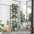 Estante de almacenamiento de 4 niveles para colocar sobre el inodoro, organizadores de baño con estante ajustable y cesta, color negro, gabinete de almacenamiento para espacios pequeños
