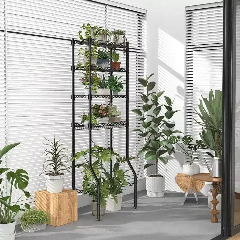 Estante de almacenamiento de 4 niveles para colocar sobre el inodoro, organizadores de baño con estante ajustable y cesta, color negro, gabinete de almacenamiento para espacios pequeños