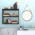 Estante de baño de 3 niveles para montar en la pared, organizador de almacenamiento multifuncional con capa ajustable, estantes utilitarios para colocar sobre el inodoro