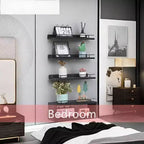 Estantes Flotantes de Baño sobre el Portarrollos de Papel Higiénico, Decoración de Pared de Madera Estilo Rústico para Sala de Estar, Dormitorio, Cocina 4