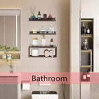 Estantes Flotantes de Baño sobre el Portarrollos de Papel Higiénico, Decoración de Pared de Madera Estilo Rústico para Sala de Estar, Dormitorio, Cocina 4