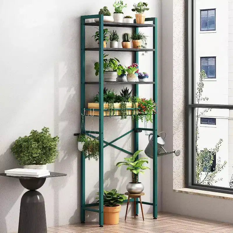 Estante de almacenamiento para inodoro (verde-negro)