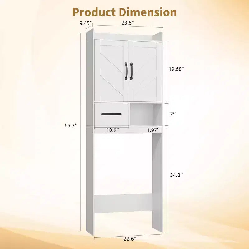 Mueble organizador de baño sobre inodoro, estantería de almacenamiento independiente para baño, aseo, lavadero