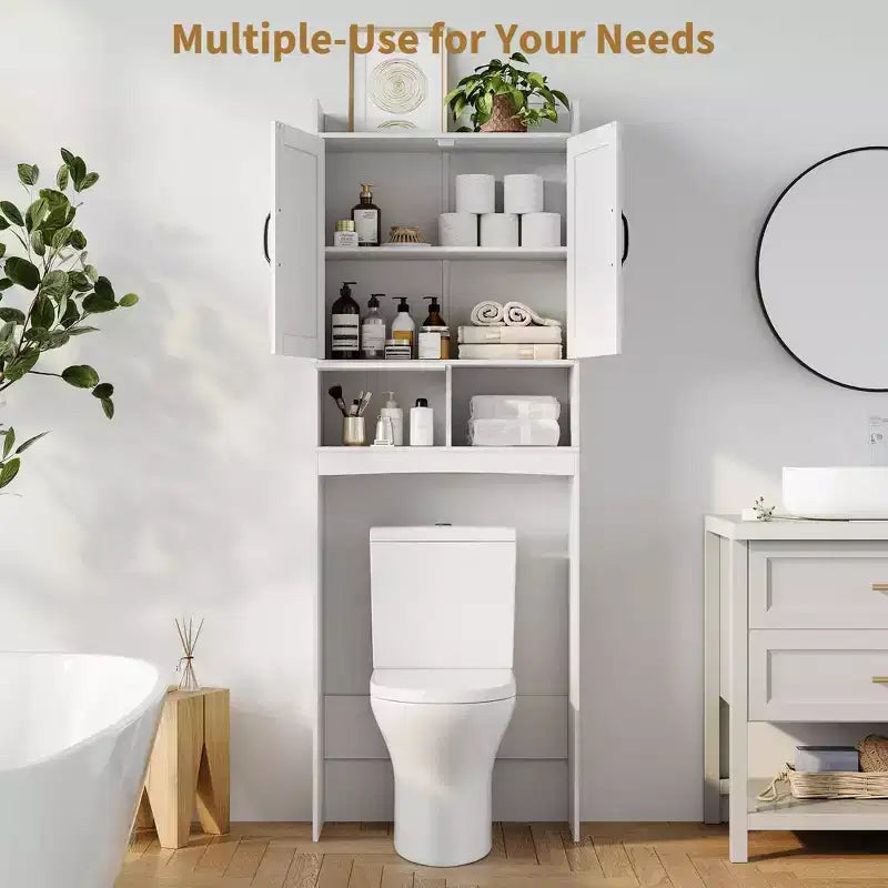 Mueble organizador de baño sobre inodoro, estantería de almacenamiento independiente para baño, aseo, lavadero