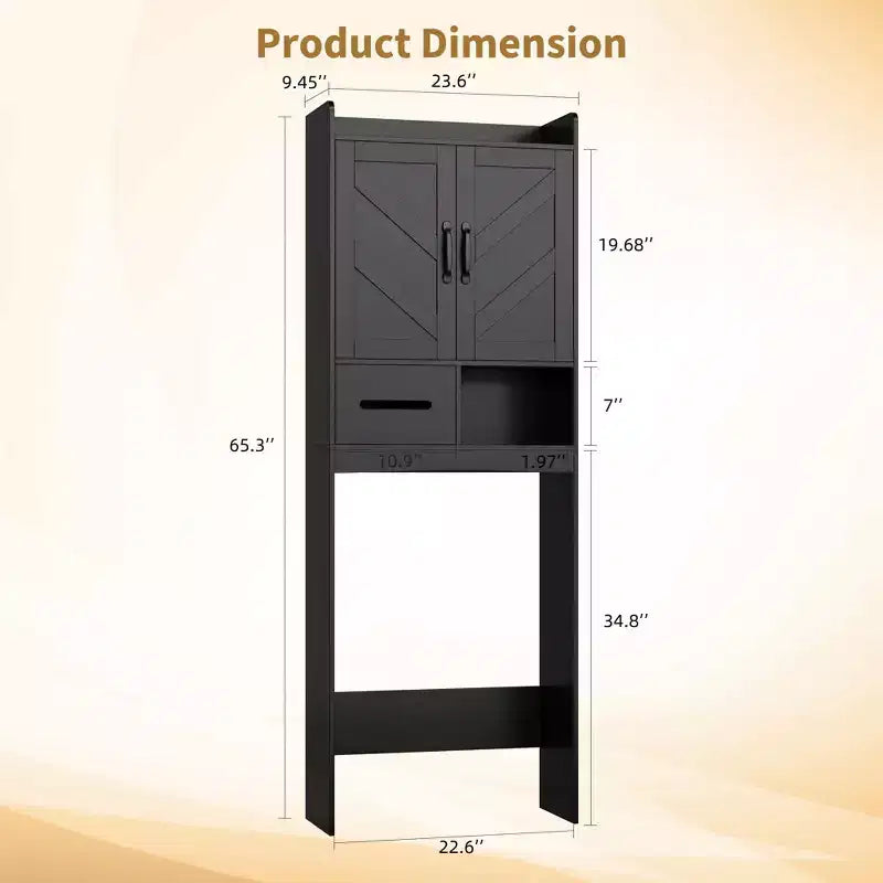 Mueble organizador de baño sobre inodoro, estantería de almacenamiento independiente para baño, aseo, lavadero