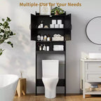 Mueble organizador de baño sobre inodoro, estantería de almacenamiento independiente para baño, aseo, lavadero