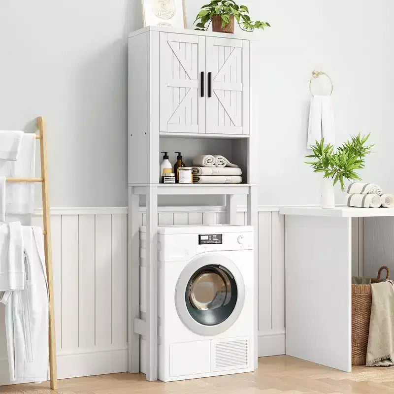Armario sobre inodoro, organizador de almacenamiento para baño, estante para inodoro con balda abierta, estantería de pie para inodoro para baño, aseo, lavandería