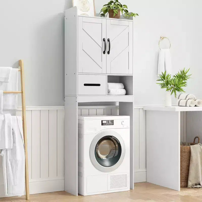 Armario sobre inodoro, organizador de almacenamiento para baño, estante para inodoro con balda abierta, estantería de pie para inodoro para baño, aseo, lavandería