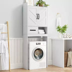 Armario sobre inodoro, organizador de almacenamiento para baño, estante para inodoro con balda abierta, estantería de pie para inodoro para baño, aseo, lavandería
