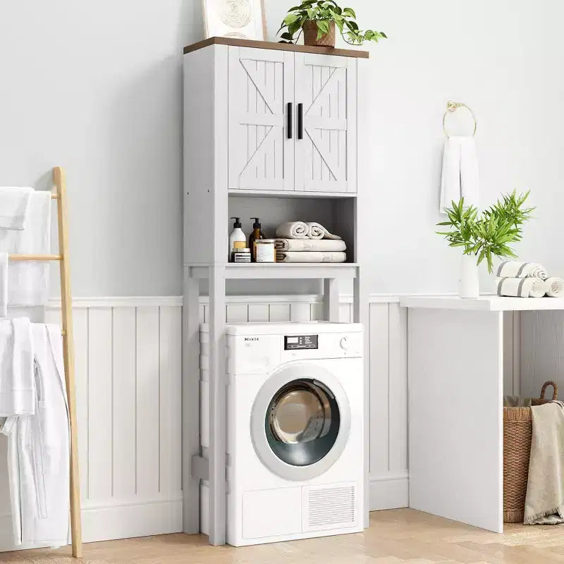Armario sobre inodoro, organizador de almacenamiento para baño, estante para inodoro con balda abierta, estantería de pie para inodoro para baño, aseo, lavandería