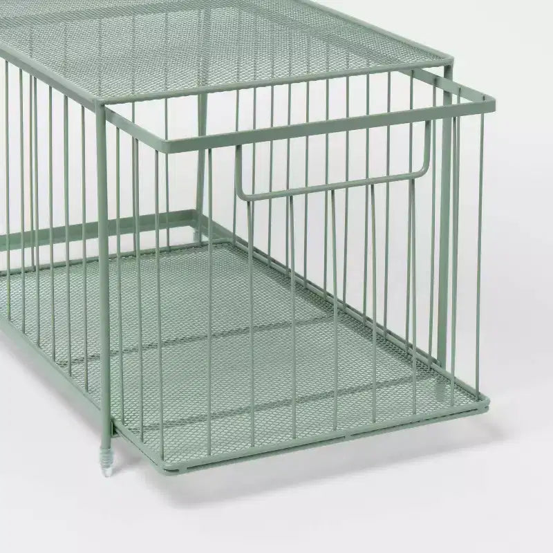 Cajón deslizante de acero apilable grande