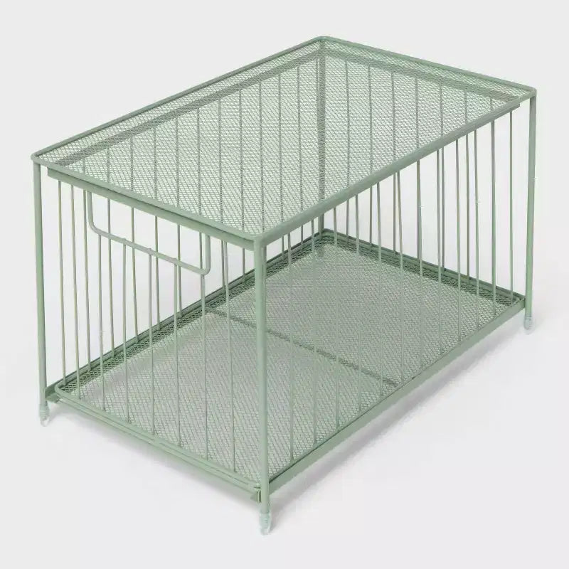 Cajón deslizante de acero apilable grande